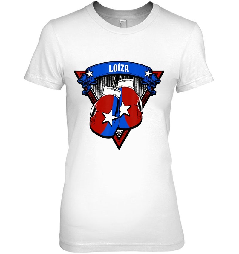 Puerto Rican Loiza, Puerto Rico Boxing Gloves Shirt Hoodie