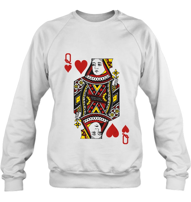 Queen Of Hearts Playing Card Matching Couples Costume Mugs