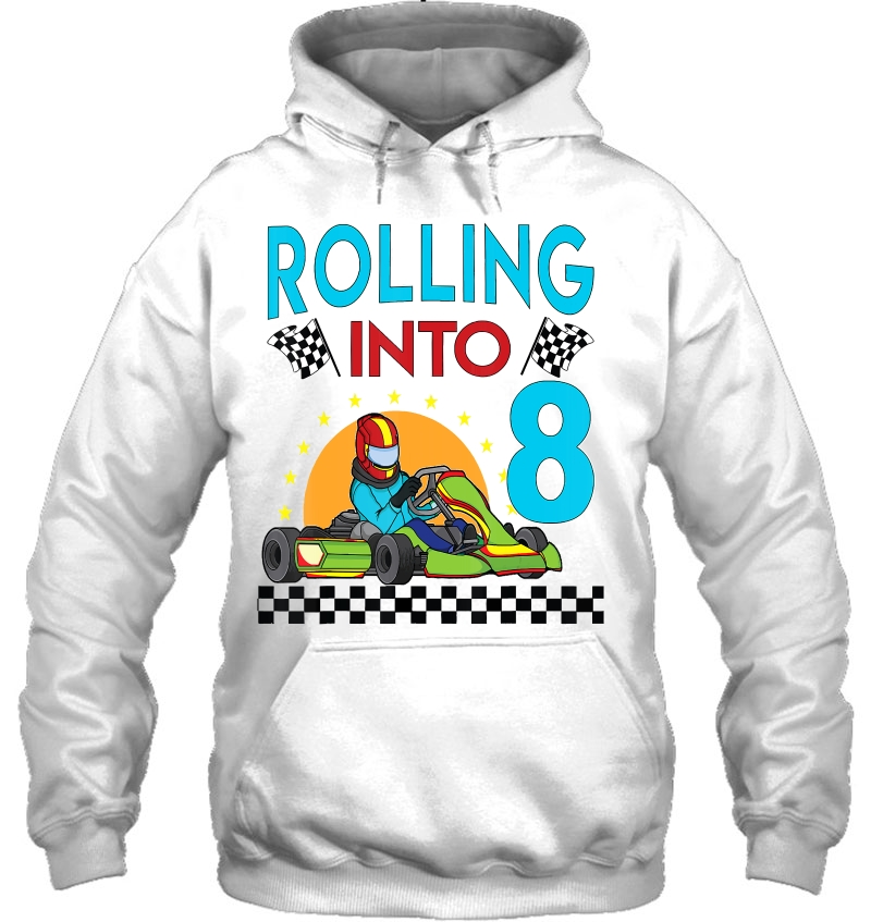 Rolling Into 8 Go Kart Racing Go-Kart 8Th Birthday Racing Mugs