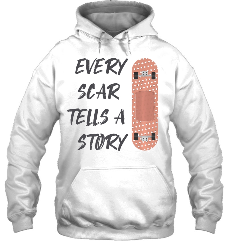 Skate Every Scar Tells A Story Cool Skateboarder Gifts 4 Premium Mugs