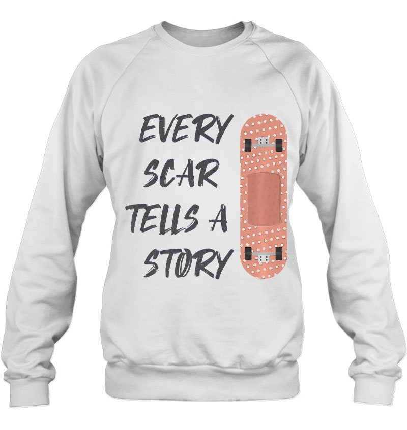 Skate Every Scar Tells A Story Cool Skateboarder Gifts 4 Premium Mugs