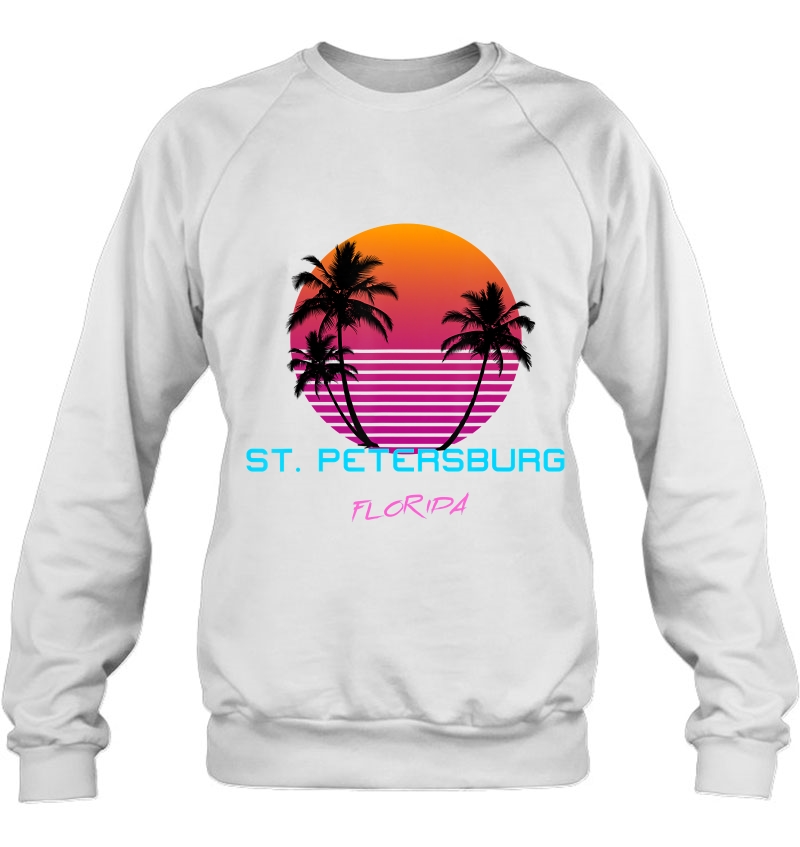St Petersburg Florida Retro 80S Sweatshirt