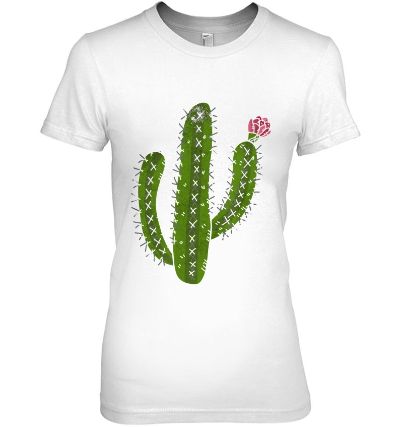 Vintage Cactus Flower Retro Design For Nature Gift Hoodie