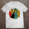 Vintage Retro Bass Guitar Papa Dad Father's Day Gift Tee