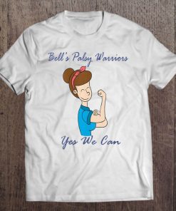 Womens Bell's Palsy Warriors Yes We Can V-Neck Tee