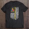 2Nd Armored Division American Flag Tee