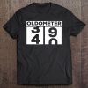 40 Birthday Shirt For Men Old Meter 39-40 Birthday Shirt Tee