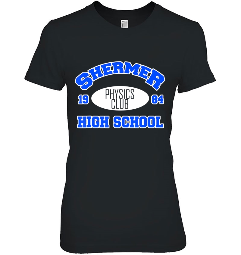 80'S Retro Shermer High School 1984 Physics Club Hoodie