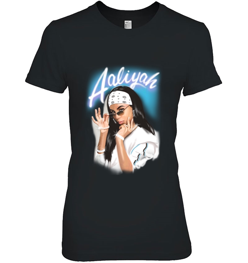 Aaliyah Airbrush Bandana Photo Pullover Hoodie