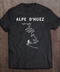 Alpe D'huez France Road Cycling Tee