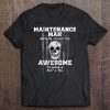 American Funny Maintenance Man Shirt Usa Supervisor Tee