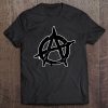 Anarchy Anarchist Symbol - Distressed Rebel Grunge Tee