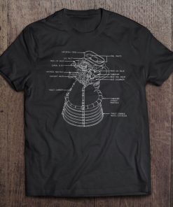 Apollo Saturn V F-1 Rocket Engine Blueprint Space Tee Pullover Tee