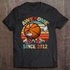 Awesome Since 2012 8Th Dabbing Basketball Birthday For Boys Tee