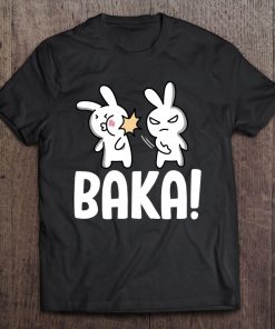 Baka Rabbit Slap Funny Anime Lover Japanese Cute Kawaii Pullover Tee