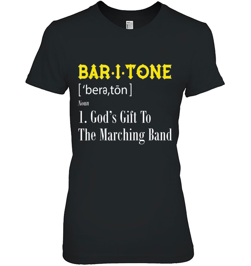 Baritone Definition Shirt For Marching Band Hoodie