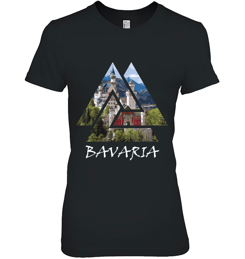 Bavaria Germany Neuschwanstein Castle Graphic Gift Tee Hoodie