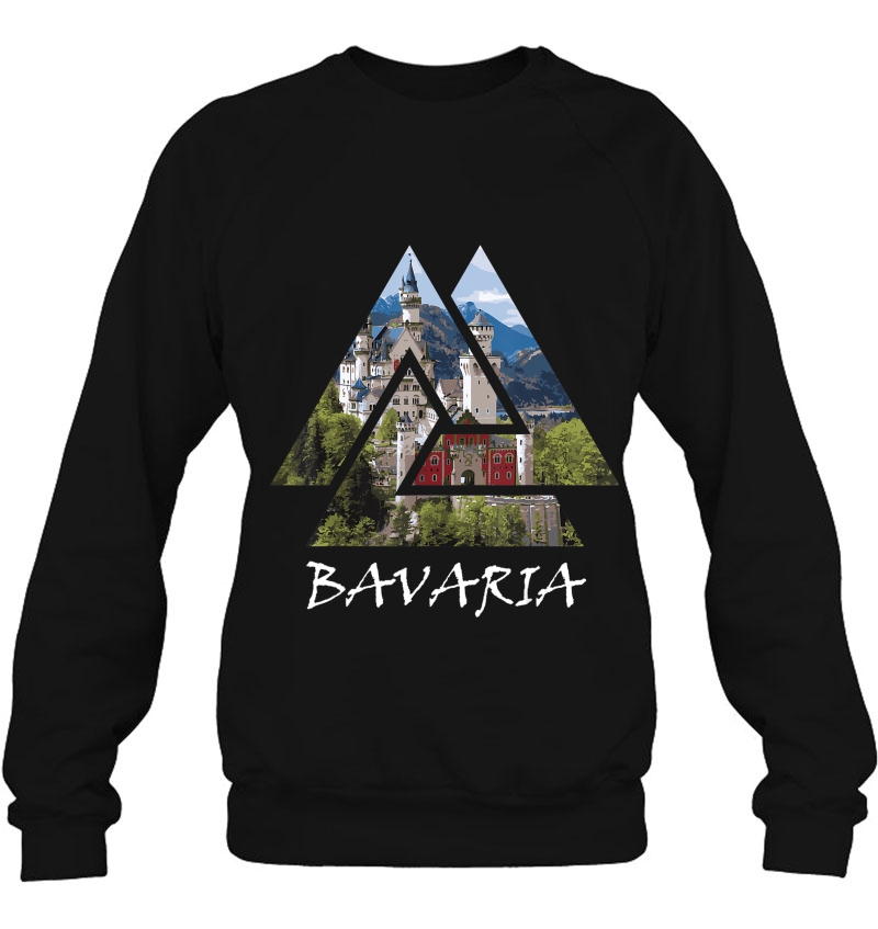 Bavaria Germany Neuschwanstein Castle Graphic Gift Tee Mugs