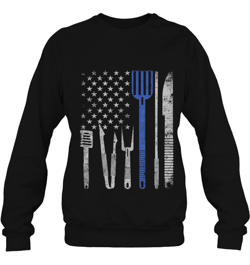 Bbq Grill Pork With Usa Flag Cooking Chef Men Women Mugs