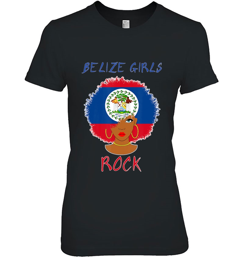 Belize Flag Girls Rock - Belize Women Attitude Hoodie