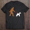 Bigfoot Walking Wire Fox Terrier Dog Sasquatch Tee