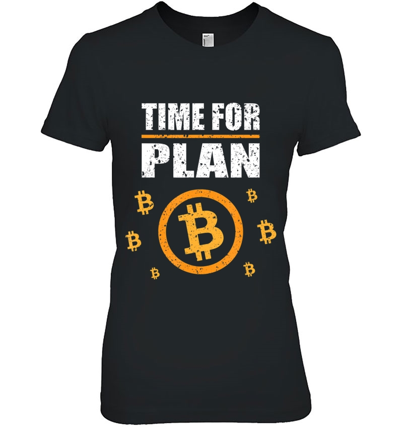 Bitcoin Blockchain Crypto Currencies - Time For Plan B Hoodie