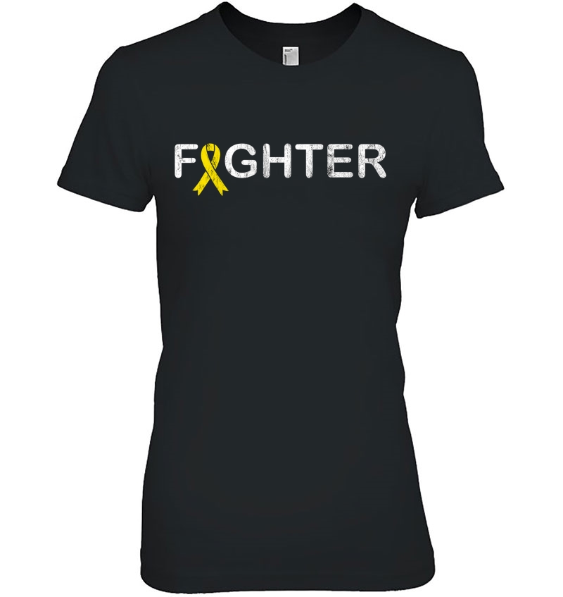 Bone Cancer Fighter - Sarcoma Yellow Ribbon Shirt Hoodie