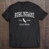 Burlingame California Ca Vintage Athletic Sports Design Tee