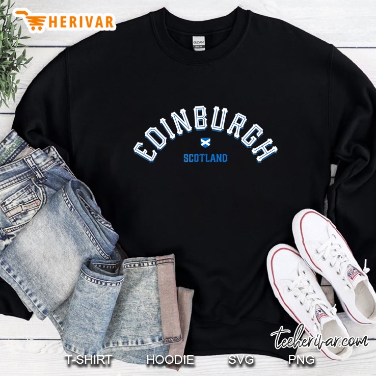 Edinburgh Scotland Vintage Scottish Capital Sweatshirt