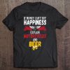 Funny Beer Drinker Motorcycle Biker Tee