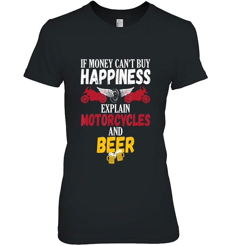 Funny Beer Drinker Motorcycle Biker Hoodie