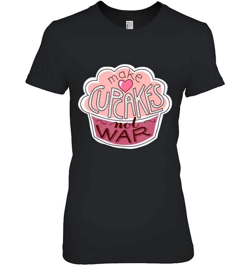 Funny Cup Cake Gifts - Makes Cupcakes Not War Hoodie