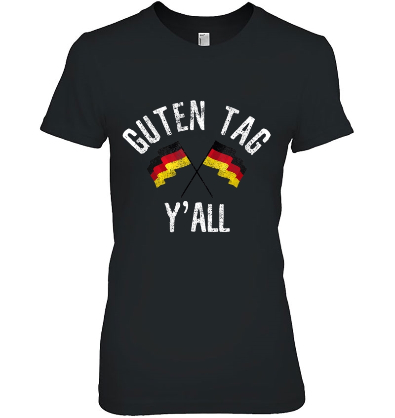 Funny German Guten Tag Y'all Germany Flag Oktoberfest Hoodie