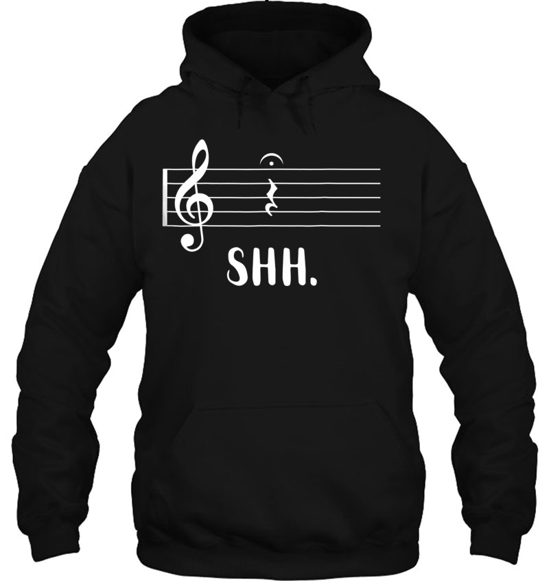 Funny Music Shirt Shh Quarter Rest And Fermata Mugs