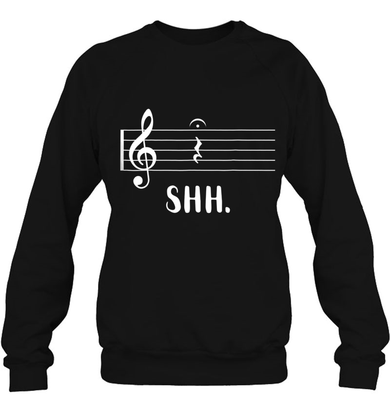 Funny Music Shirt Shh Quarter Rest And Fermata Mugs