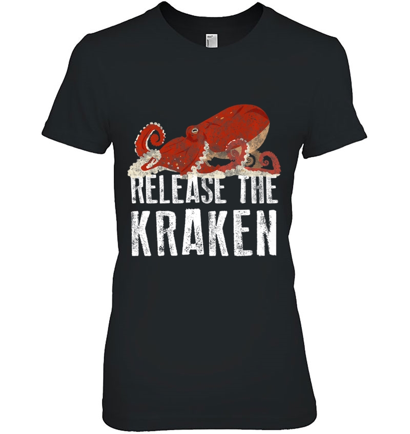 Funny Octopus Shirt Release The Kraken Cool Gift Hoodie