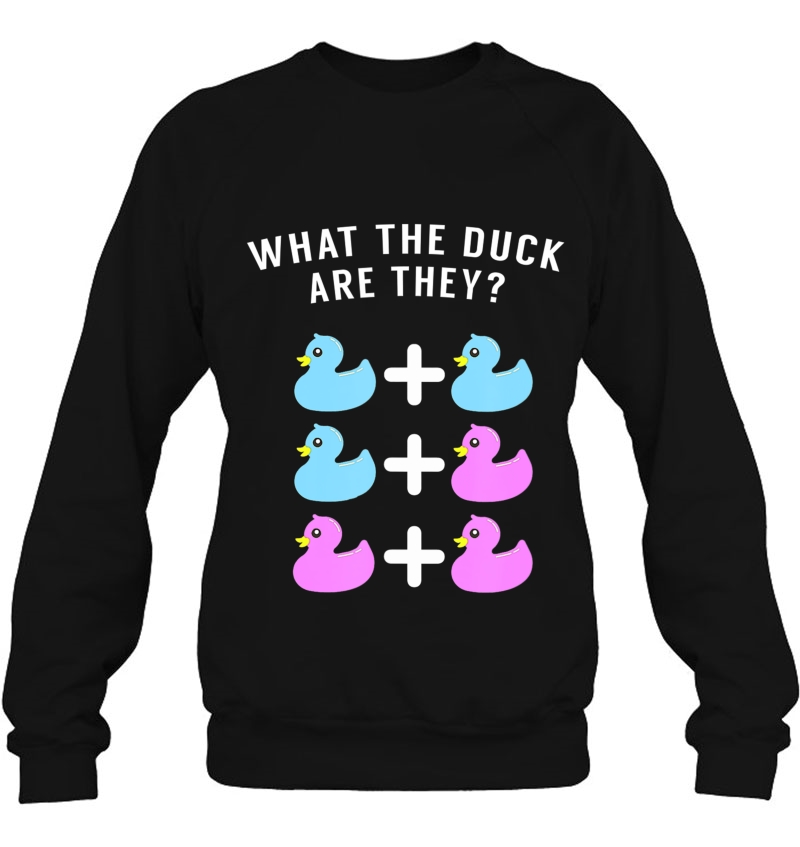 Funny Twins Gender Reveal Shirt - What The Duck Are They Mugs