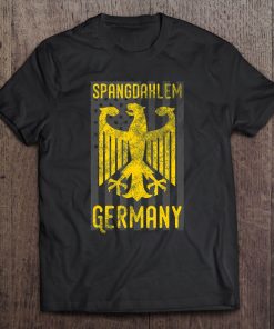 German Military Base German Eagle American Flag Spangdahlem Tee