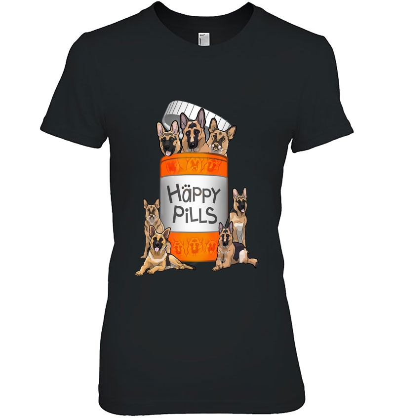 German Shepherd Happy Pills Hoodie