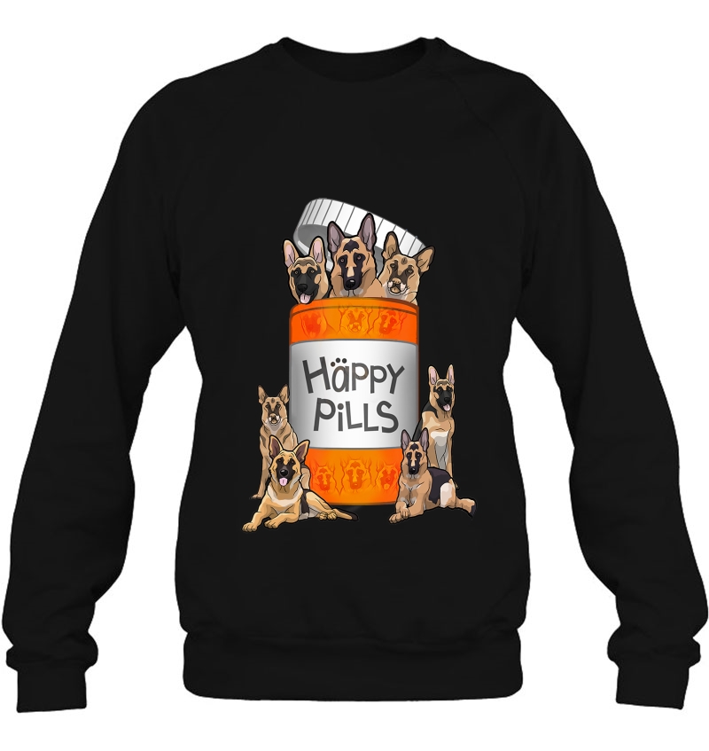 German Shepherd Happy Pills Mugs