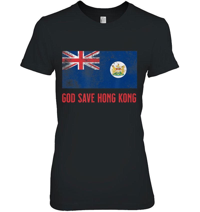 God Save Hong Kong British Colonial Hk Flag Protest Hoodie