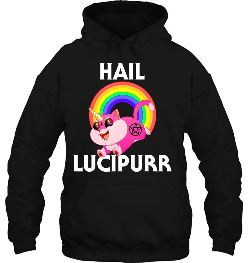 Hail Lucipurr, Satan Cat Unicorn Goth Evil 666 Lucifer Mugs