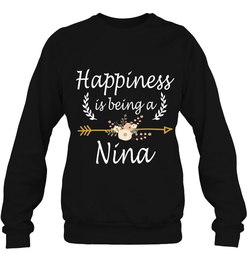 Happiness Is Being A Nina Shirt Cute Mothers Day Gifts Mugs