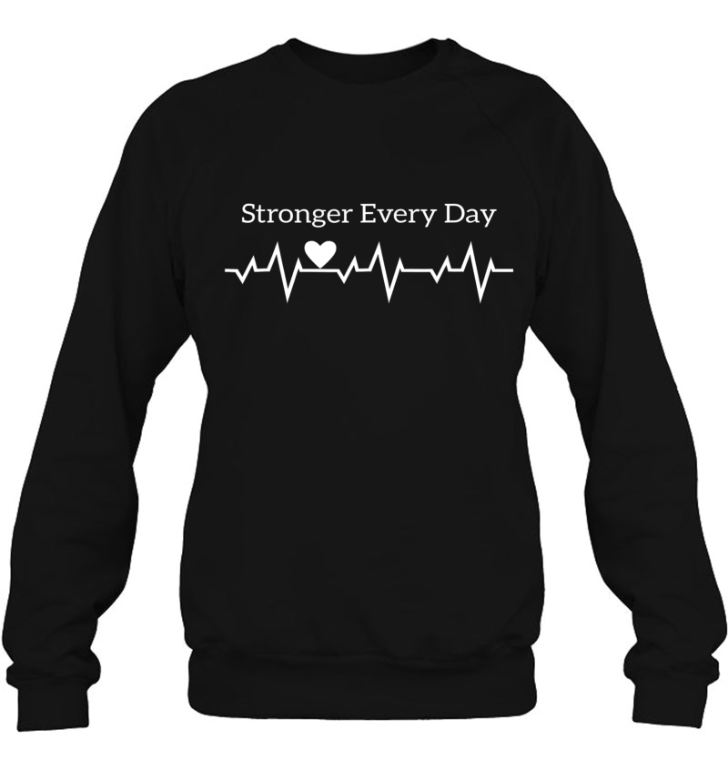 Heart Attack Survivor Stronger Every Day Heartbeat Mugs