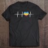 Heartbeat Pansexual Flag Heart Lgbt Pride Pan Nurse Gift Pullover Tee