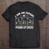 I Am An Expert At Picking Up Chicks Funny Chick Tee