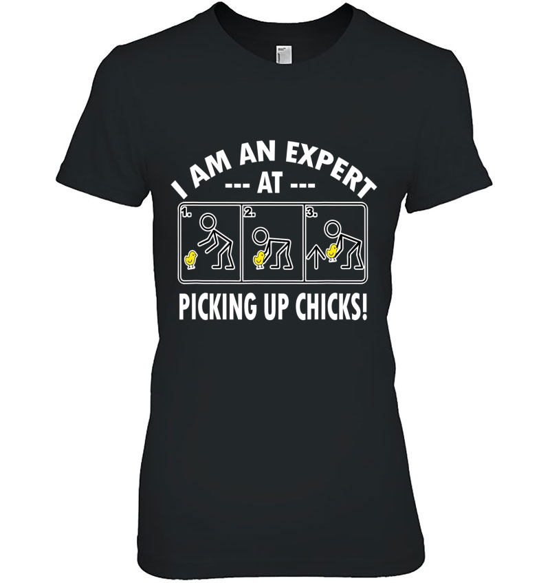 I Am An Expert At Picking Up Chicks Funny Chick Hoodie