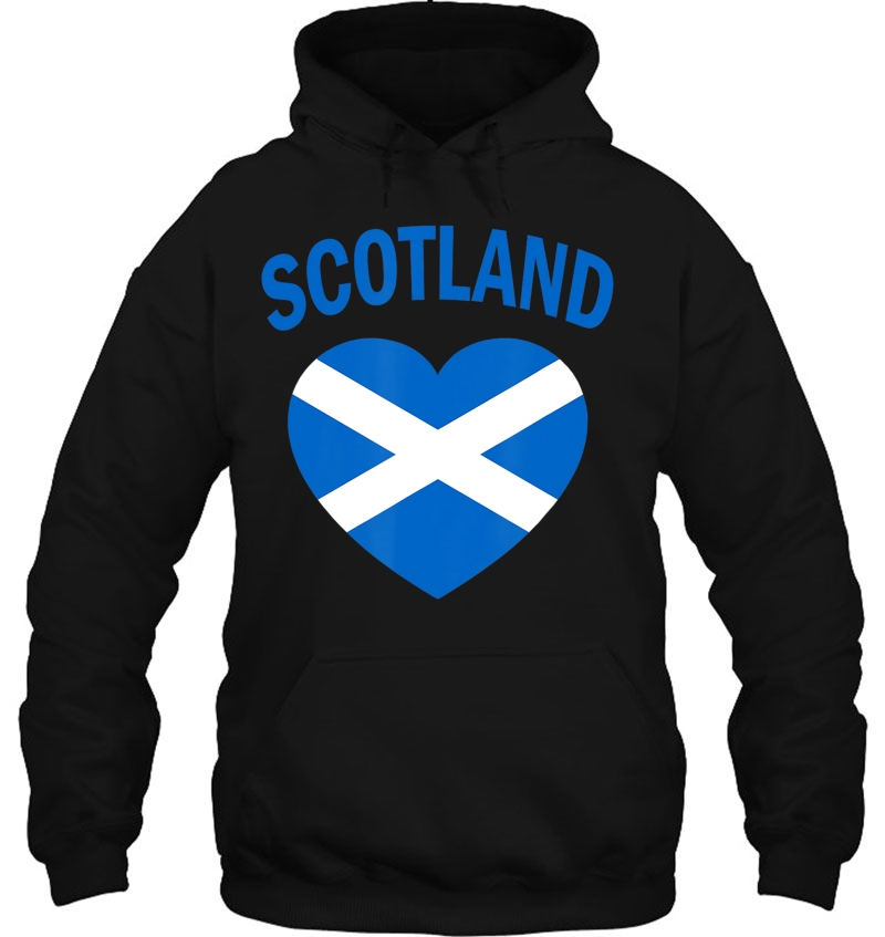 I Love Scotland Blue Scottish Flag Heart Mugs