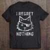 I Regret Nothing Pirate Cat Tee