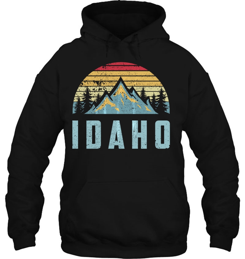 Idaho Retro Vintage Mountains Hiking Nature Mugs